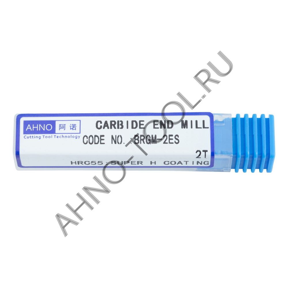 Фреза твердосплавная   0.4мм (L=50, l=1.0, хв=4) Z2 35° микро BRGM-2ES-D0.4 AHNO