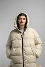 Пуховик Alexandra Talalay AW017 бежевый
