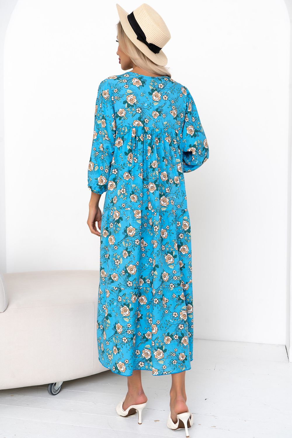 Платье Серенада (голубой) Р11-1044/21 Nikol