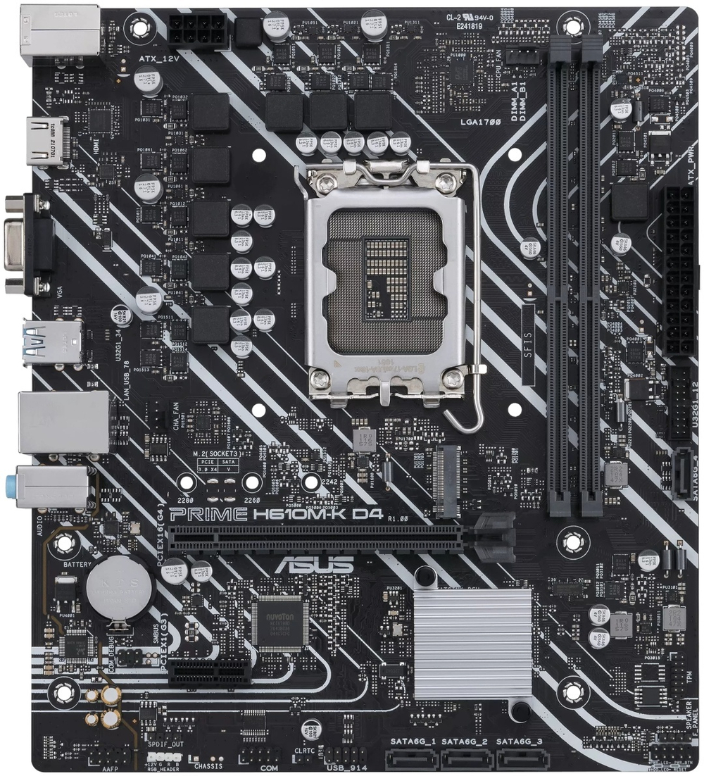 Материнская плата ASUS Prime H610M-K D4