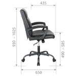 Офисное кресло CHAIRMAN CH303, экокожа