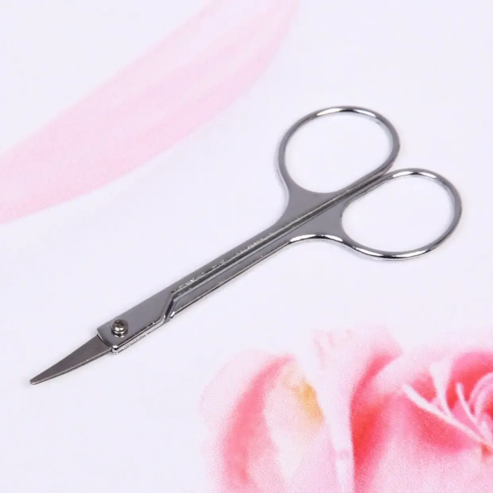 Ножницы маникюрные в пакете «Manicure set», тонкие, цвет металл, 9см