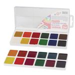 Краски акварельные ПИФАГОР "МЕДОВАЯ РАДУГА", 24 цвета, медовые, без кисти, пластик, 190358