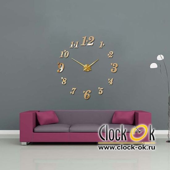 Настенные 3D часы Love Time