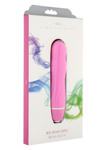 Розовый мини-вибратор Microscopic Mini Deco - 12,5 см. (Цвет: розовый)