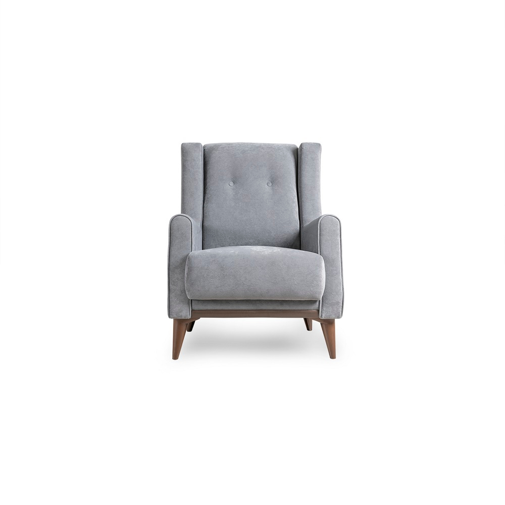 Кресло Плимут Серое