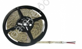 Светодиодная полоса 5м 2835 мелкий крист ГОЛУБАЯ 300д 12W М5 (белая основа) 123003528бб