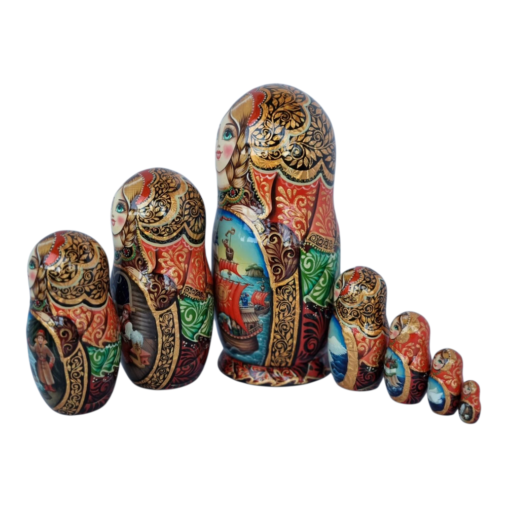 Матрёшка 21см "Царь Салтан" 7мест