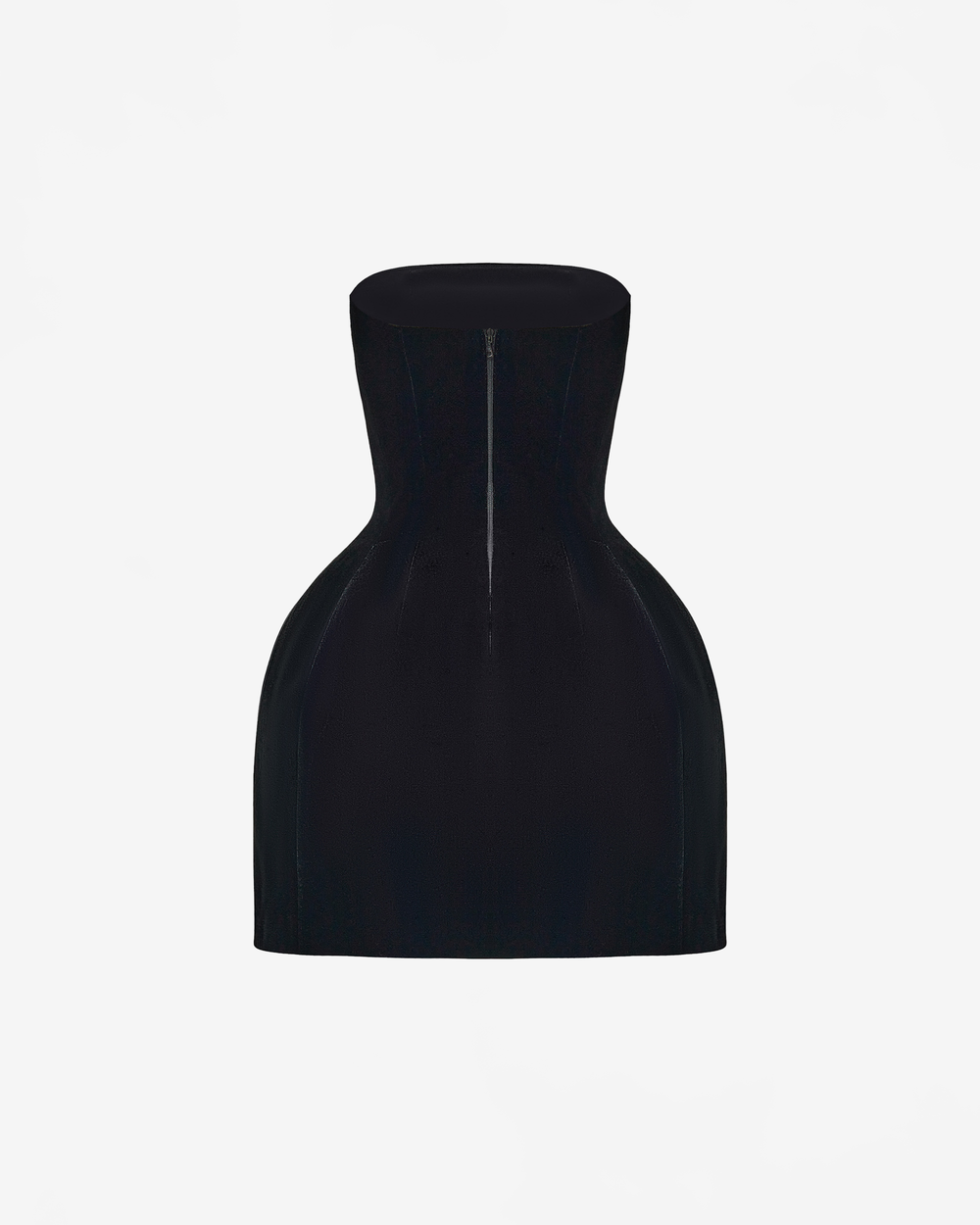 Платье мини корсетного типа из бархата