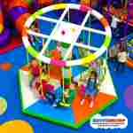 Электрическая карусель детская 4KIDS  "Веселый путешественник"