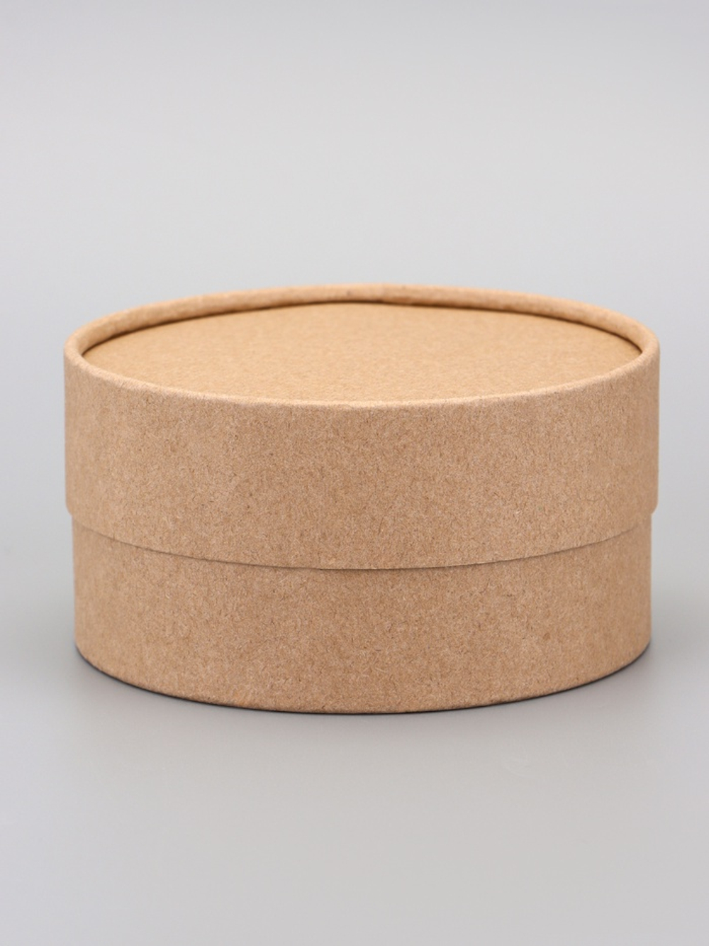 Коробка круглая подарочная, завальцованная крафт, 12×6 см