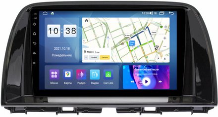 Магнитола для Mazda CX-5 2011-2017 - Parafar PF095LUX1UHD на Android 13, QLED, ТОП процессор, 8Гб+128Гб, CarPlay, 4G SIM-слот
