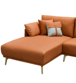 Диван CALIFORNIA NAPPA SF002 угловой (3-х местный левый угол) коричневый 6606