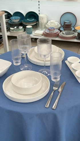 Тарелка плоская с вертикальным бортом, 25 см, stackable, Selas