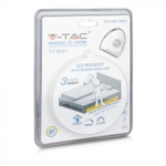 Прикроватная светодиодная лента V-TAC с датчиком движения, 3 Вт, 12 В, 4000К, IP20, SKU 2548