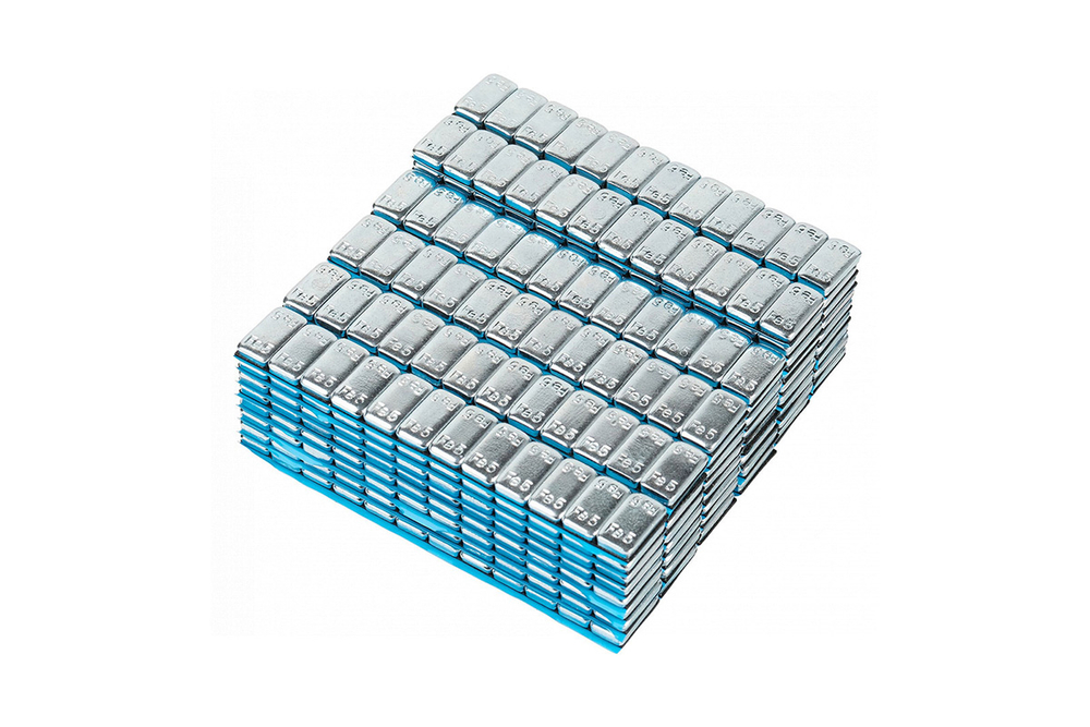 NORDBERG (W5FR2) Грузики самоклеящиеся (12х5 г) Fe закругленные L=12 см, 50 лент