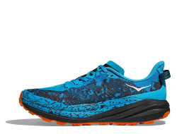 Кроссовки для бега мужские Hoka Speedgoat 6 сине-оранжевые