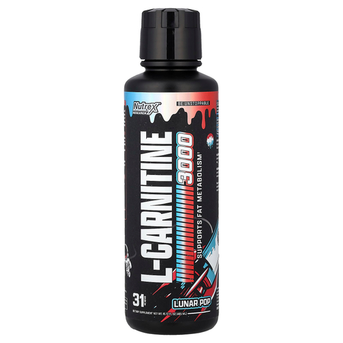 Nutrex Research, L-Carnitine 3000, Lunar Pop, 465 мл (15,72 жидк. унции)