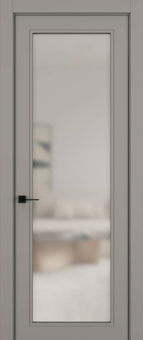 Дверь 01V GEOMETRY Матовый Каменно-серый