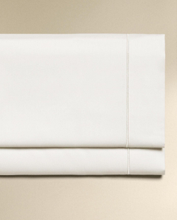 Zara Home - Простыня из сатина с подолом (300 нитей), белый, 160x280 см