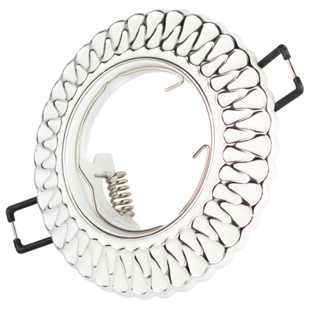 ST4 CH/WH /1 Светильник ЭРА штампованный MR16,12V/220V, 50W белый/хром