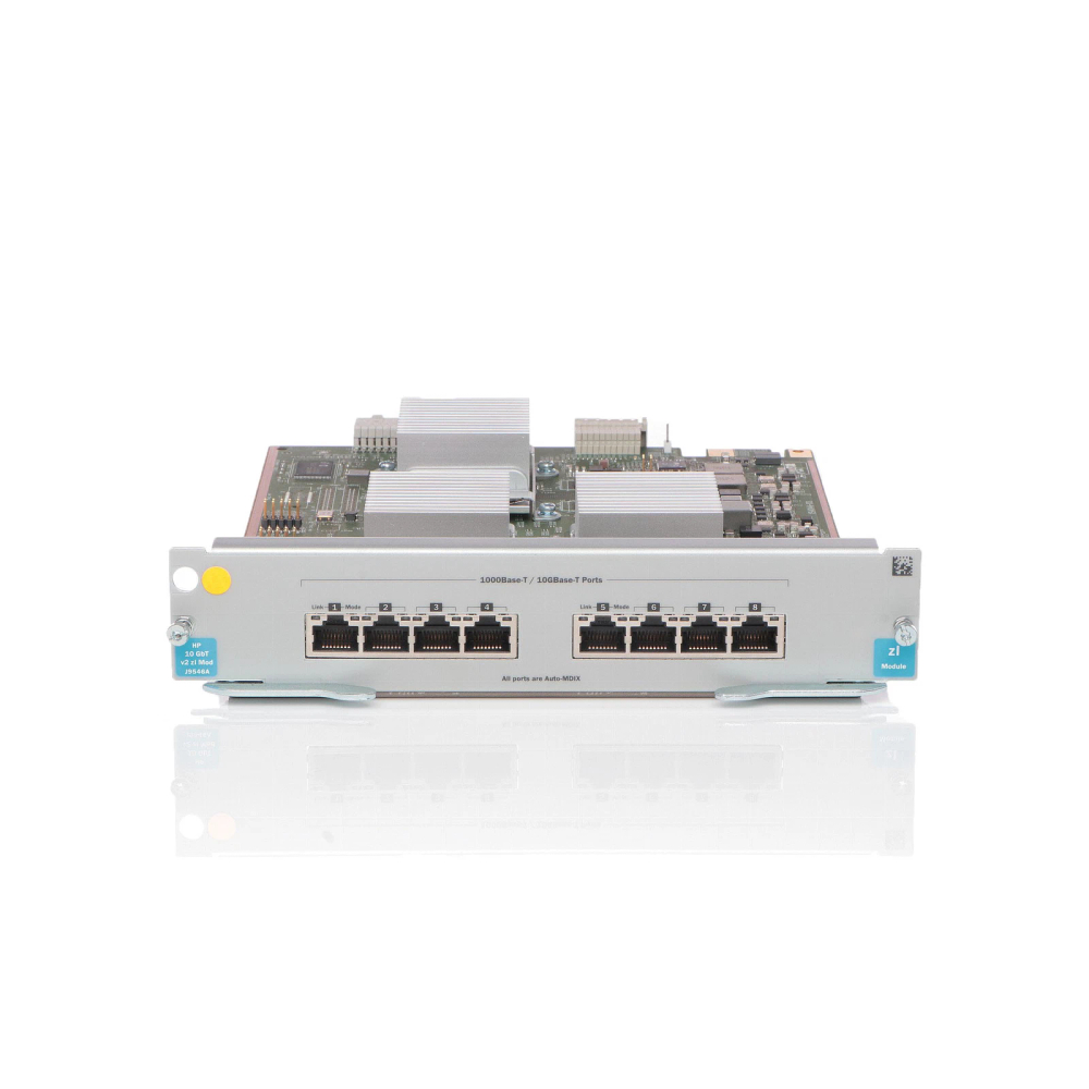 Модуль коммутатора HPE 8-port 10GBASE-T v2 zl J9546A 5065-5442 Module for 5400 Series Switches