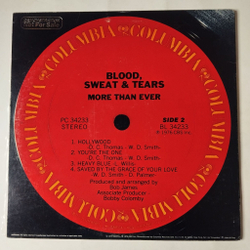 Винтажная виниловая пластинка LP Blood, Sweat and Tears More Than Ever (USA 1976) (Promo)