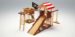 Деревянная детская площадка Савушка "4 сезона" - 8