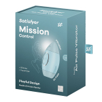 Голубой вакуумный стимулятор клитора 10см Satisfyer Mission Control 4060071
