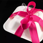 Набор мини-ложек пластиковых 10см, прозрачные 10 шт.