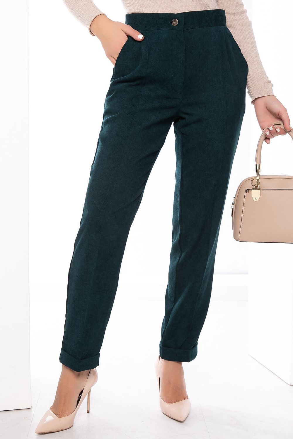 Брюки "Секрет успешной леди" (изумруд) Б8007 LT Collection