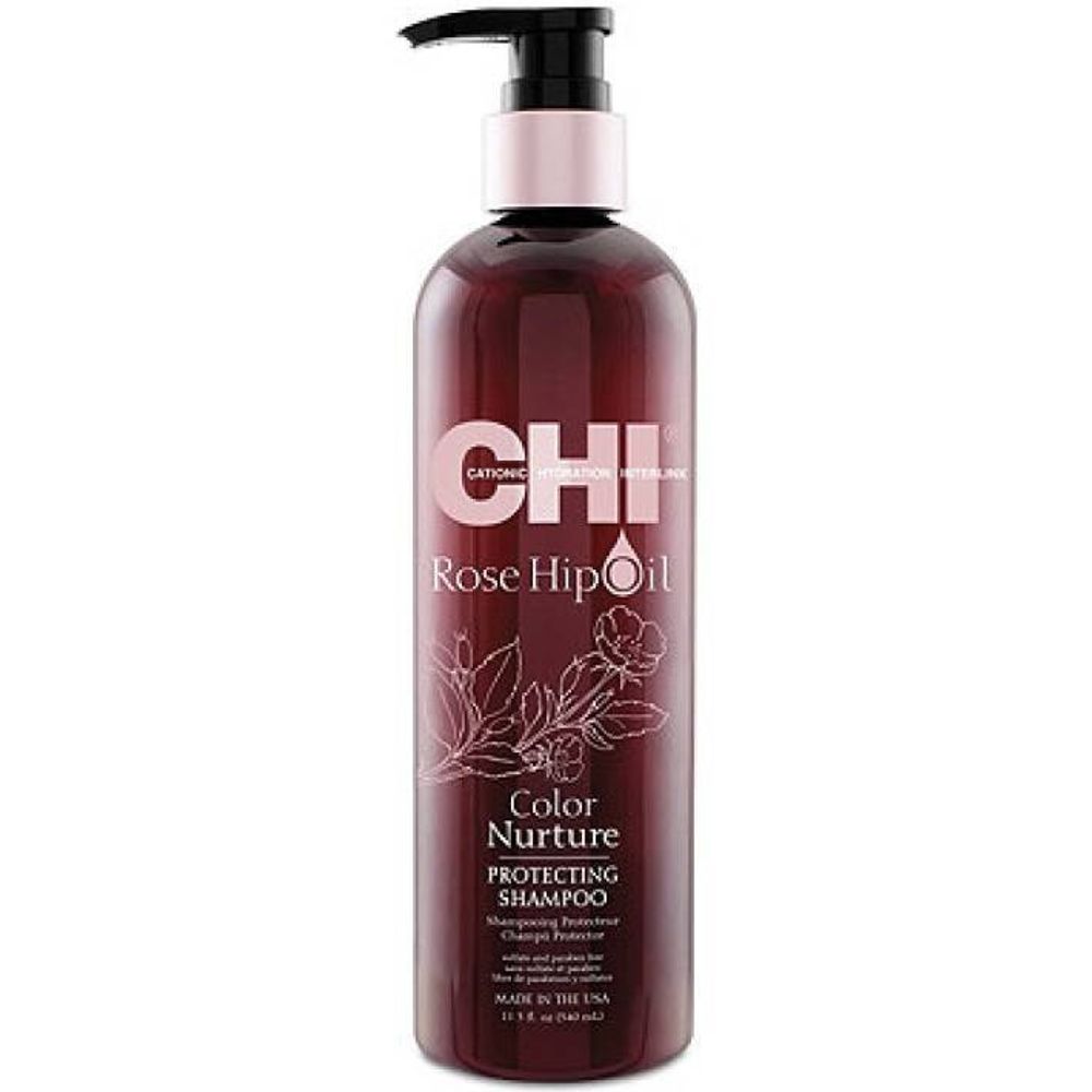 CHI Rose Hip Oil Шампунь Поддержание цвета с маслом дикой розы, 739 мл