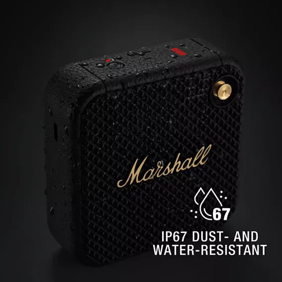Səs gücləndiricisi \ Колонки \ speaker Marshall - Willen BT Portable Speaker - Black & Brass