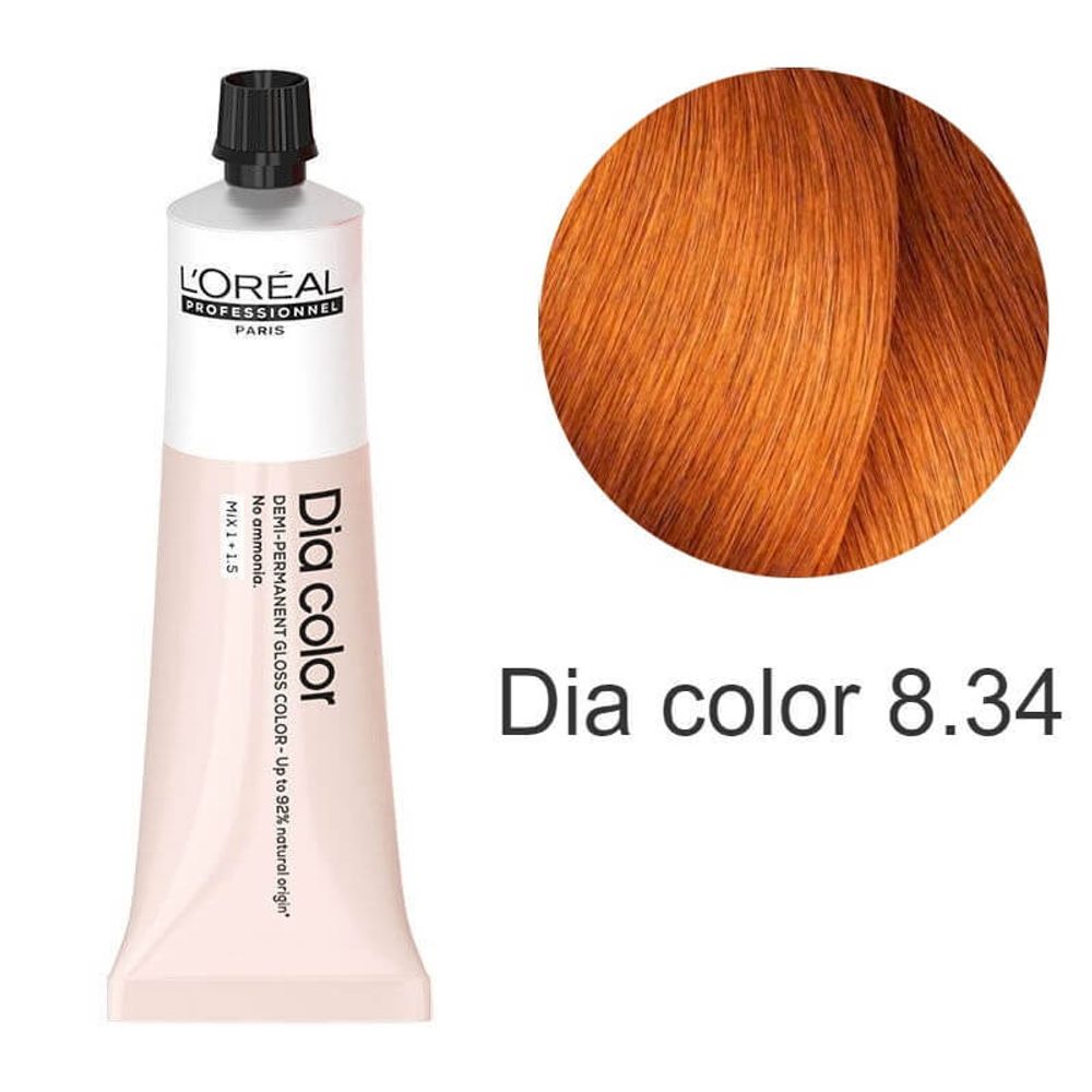L&#39;Oreal Professionnel Dia Color 8.34 - Краситель 60 мл