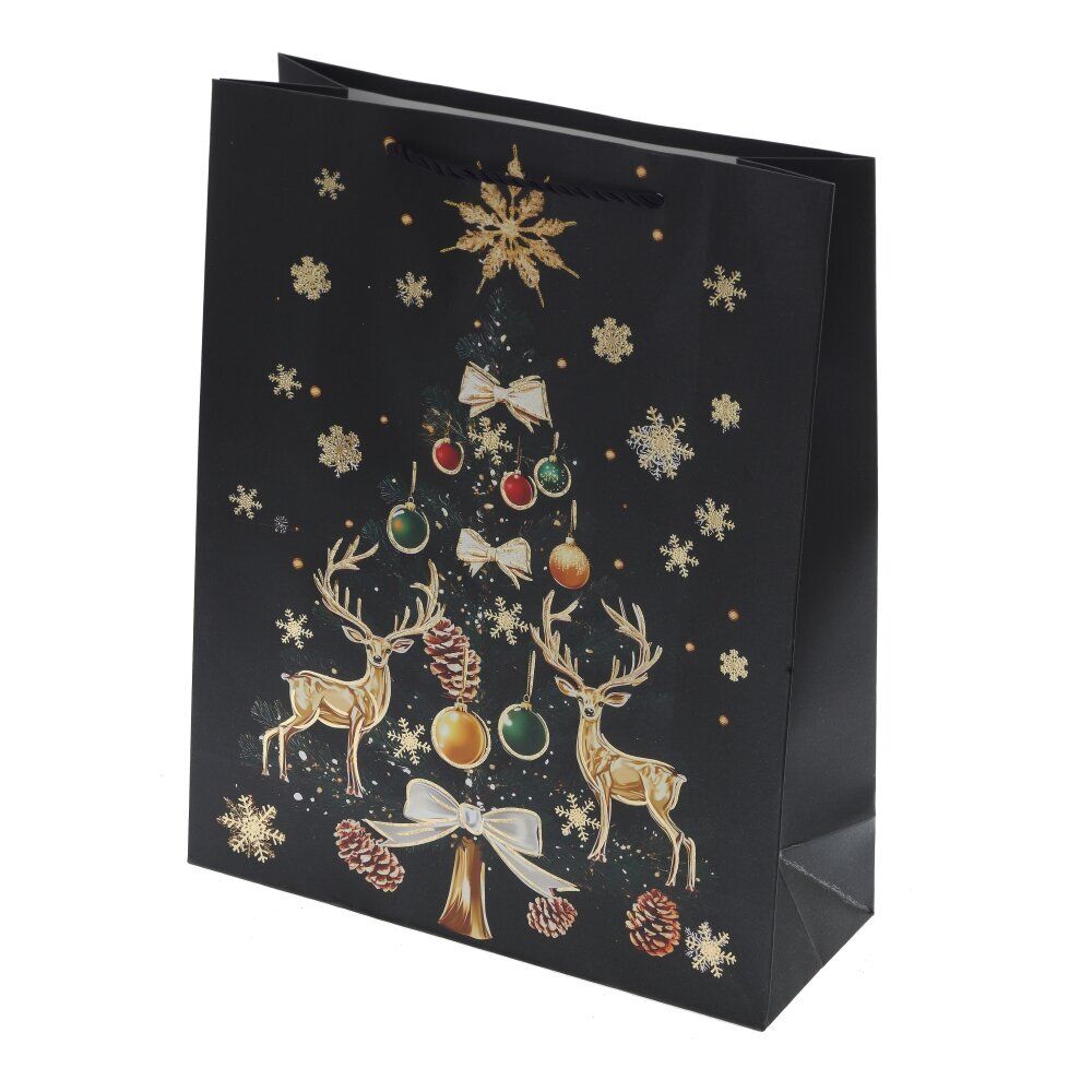 GAEM Пакет подарочный (бумага 210г/м2, блок 12шт), L31 W12 H40 см, 4в.