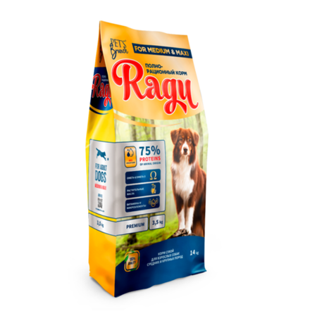 Pet's Brunch Ragu Adult Medium & Maxi Breeds (Курица и рис)