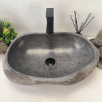 Раковина из речного камня RS63665 (55*36*15) 0122