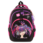 Ранец, спинка эргономичная, 3 отделения, 42*30*20 см, COMFORT Max, Cool girl, КОКОС, 240484