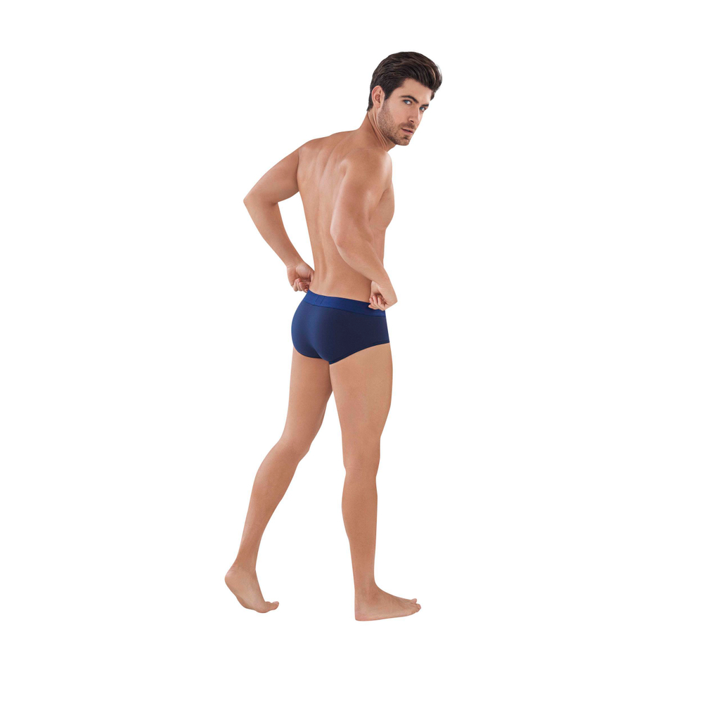 Мужские трусы брифы темно-синие Clever Moda CARIBBEAN PIPING BRIEF 088408
