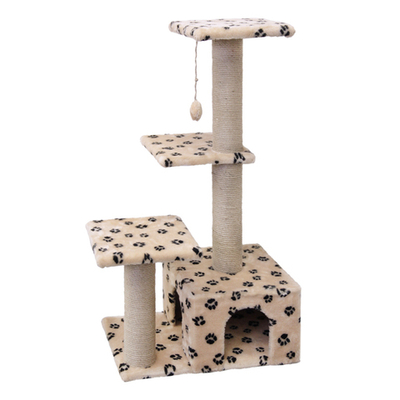 Игровой комплекс  для кошек с 3 площадками разноцветный, 590*370*1110мм, Gamma