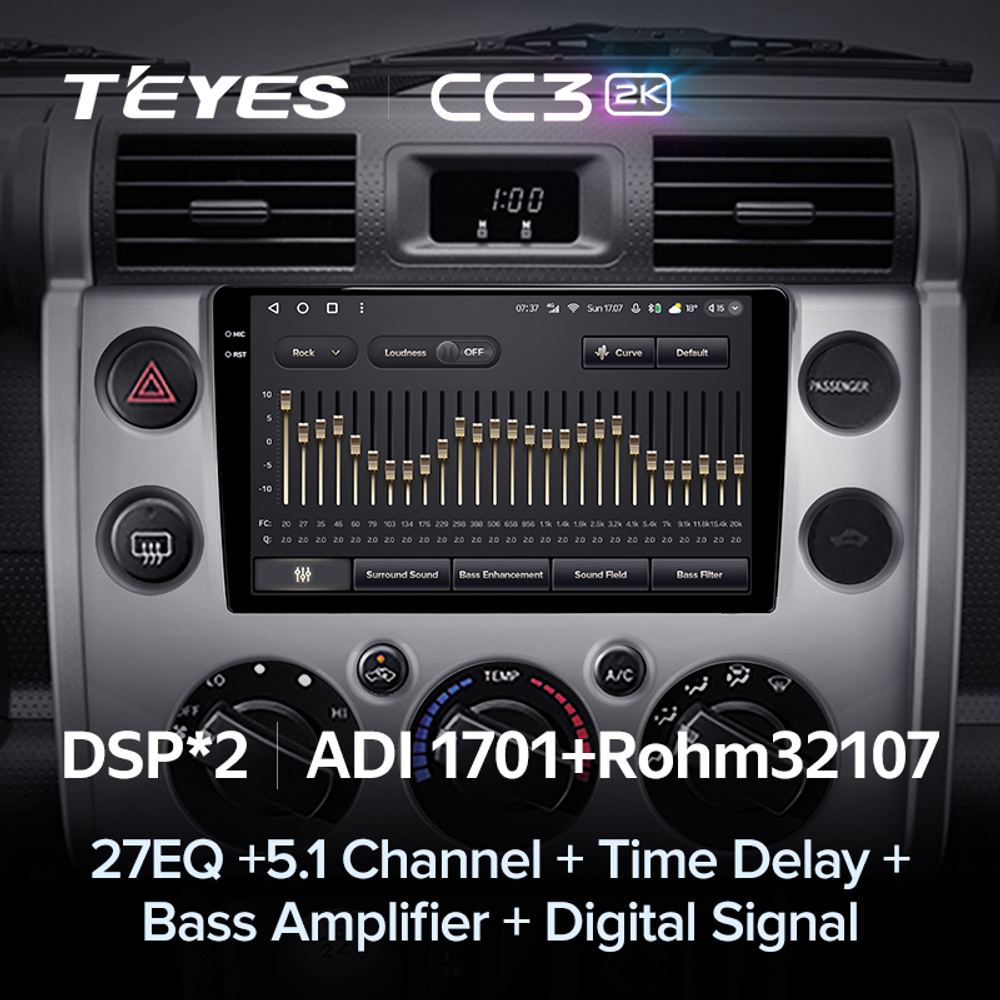 Teyes CC3 2K 9"для Toyota FJ Cruiser 2006-2020