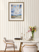 Картина авторская акварельная в паспарту 40х50 см на стену для интерьера "Смотря в небо"