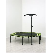 Батут для фитнеса с ручкой, без счетчика Romana 12.11.00 (зеленый)