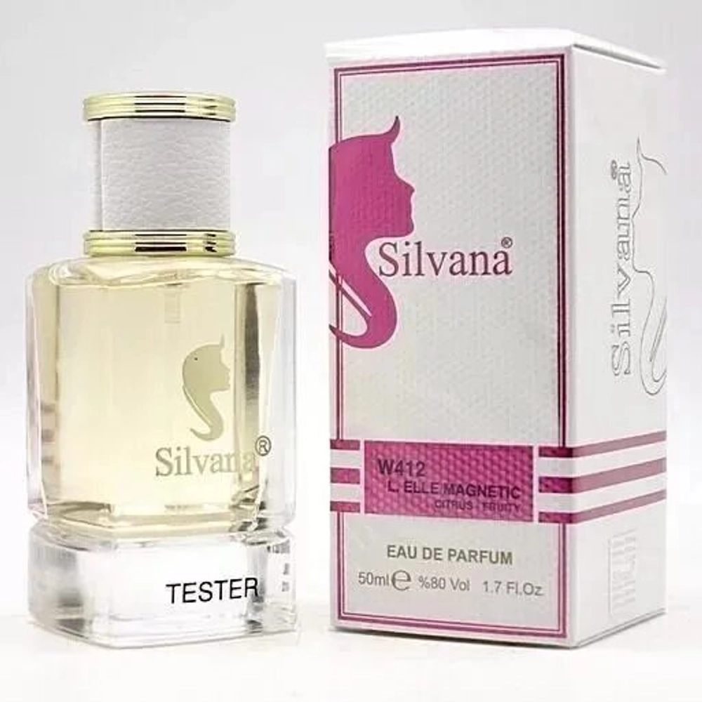 SILVANA 412 L.Elle Magnetic (Lacoste L.12.12 Pour Elle Magnetic) for women 50 ml.