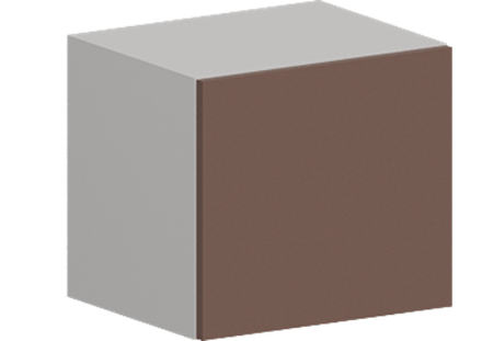 Кухня Модуль ШВГ 400 Белый / Пудрово-розовый