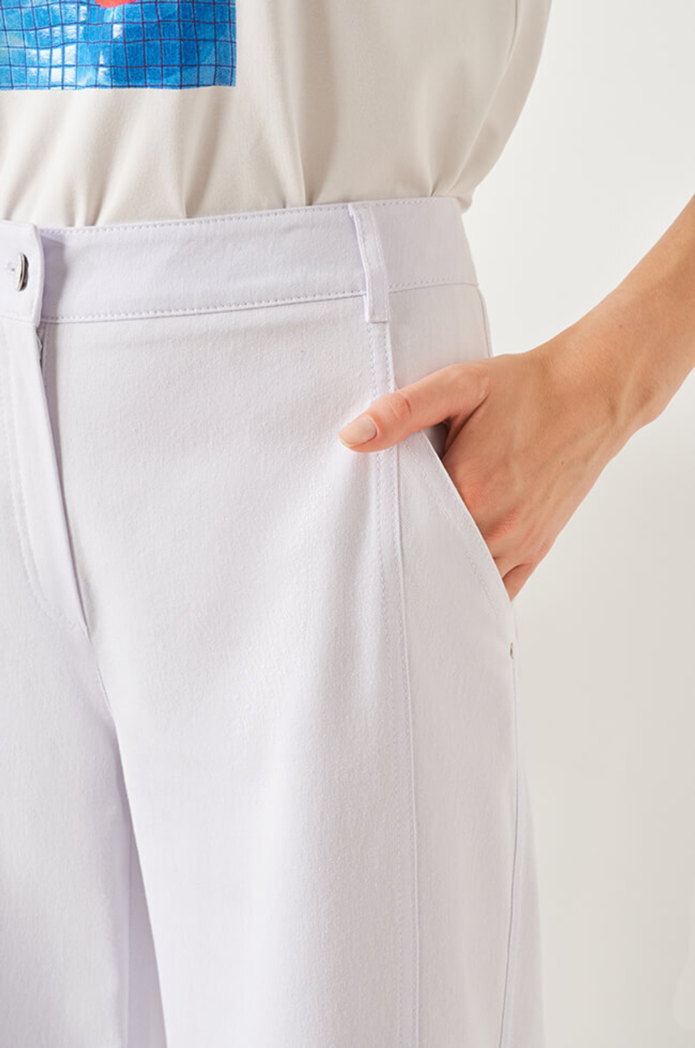 3963 Брюки женские (белый)