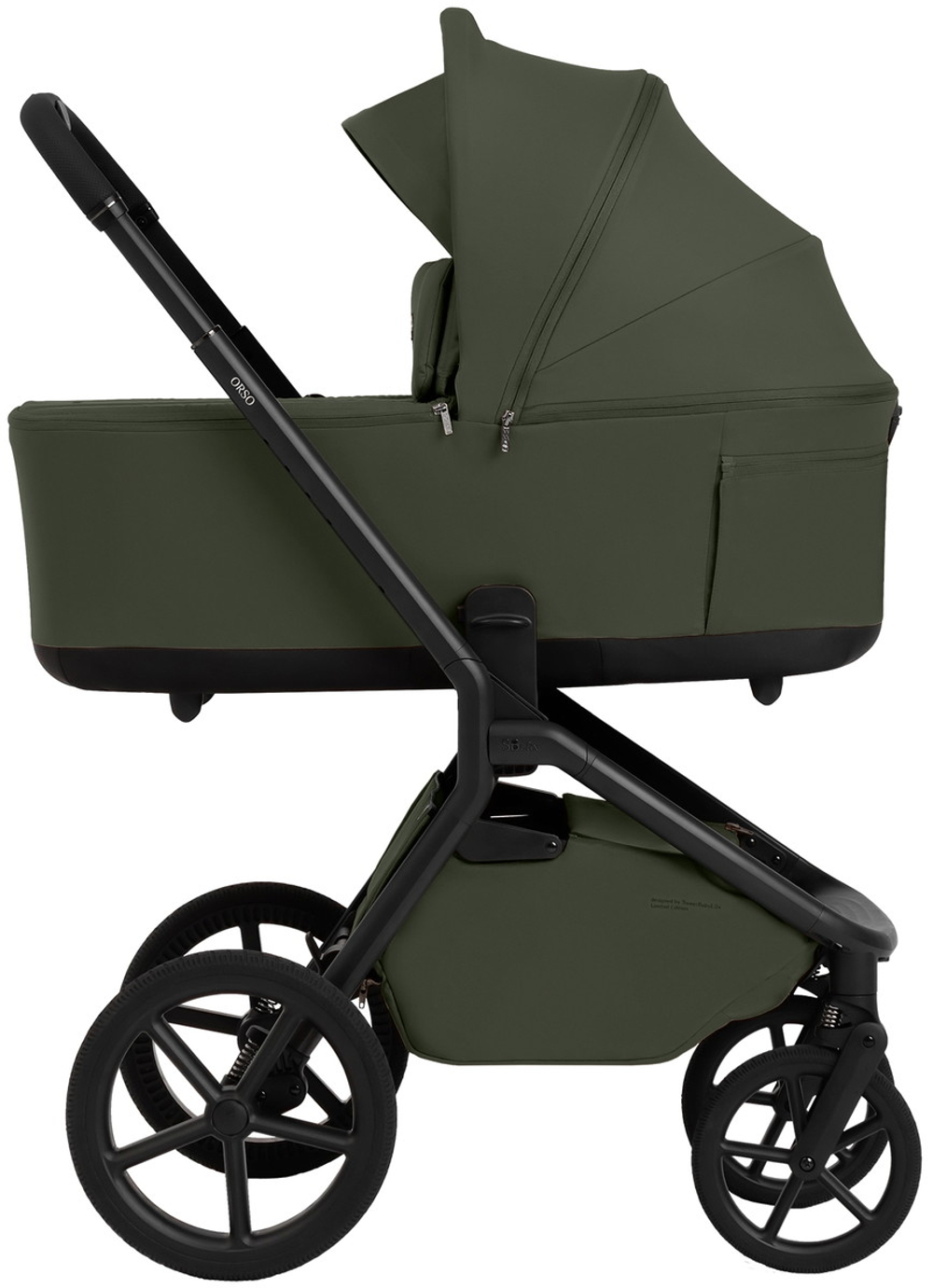 Коляска 4 в 1 Sweet Baby SBL Orso New + автокресло Elegante Plus с базой i-Size ISOFIX DK780 New Dark Green