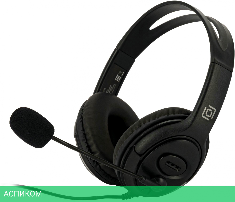 Гарнитура Oklick HS-M400 черный (1532019)