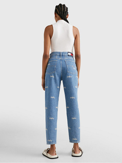 Джинсы женские TOMMY JEANS MOM JEAN UHR TAPERED BG7038