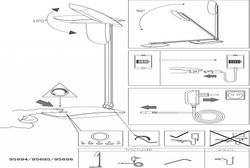 Настольная лампа офисная Eglo Cajero 95695